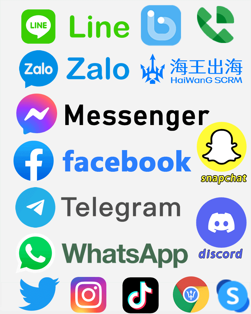 多社交应用聚合展示